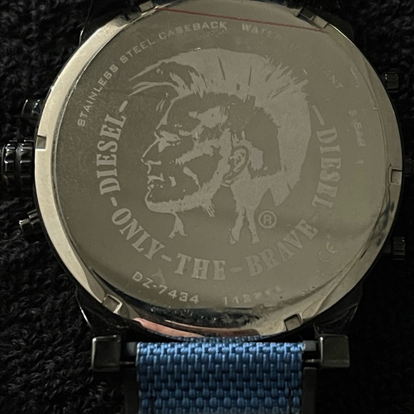 Mens Blu/Blk 3 Bar - Picture 3 of 3